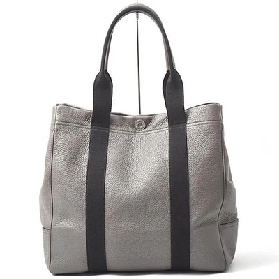 Bolso de Mano MULBERRY Cuero Gris Japón Envío Gratis USADO Foto 1 de 4