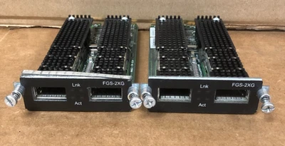 (LOTE DE 2) Foundry FGS-2XG 2 puertos XFP 10 Gigabit Ethernet módulo de expansión Foto 1 de 4
