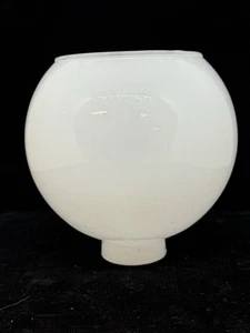 "Lámpara de pantalla deslizante blanca redonda vintage de 6"" con montador de 2""" - Imagen 1 de 4