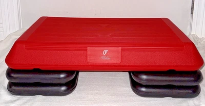 Plataforma aeróbica The Step Circuit Size, Steppers tamaño circuito 4 elevadores Foto 1 de 4