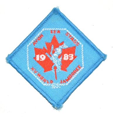 WJ XV 1983 World Jamboree Avon Sea Stags U.K. Badge Boy Scout WJ XV V50 - Image 1 of 4