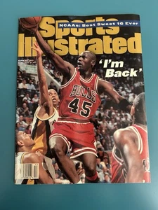 NEWSSTAND Sports Illustrated March 27 1995 Michael Jordan I’m Back 45 White Sox - Picture 1 of 9