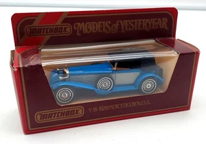 Nº 3513 Matchbox Modelos de antaño Y16 Mercedes Benz SS azul clásico - Imagen 1 de 4
