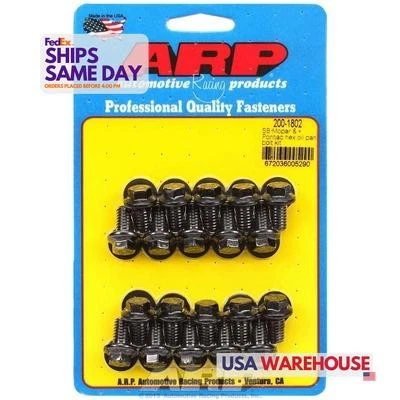 Arp 200-1802,20 件套黑色铬钼 Sbm 油盘螺栓套件性能零件 — 第 1/4 张图片