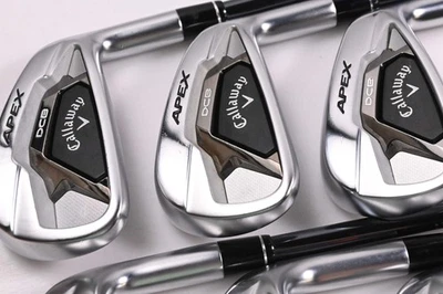 Callaway Apex DCB Irons / 6-PW+GW / Senior Flex UST Recoil Dart 65 Shafts - Image 1 of 4