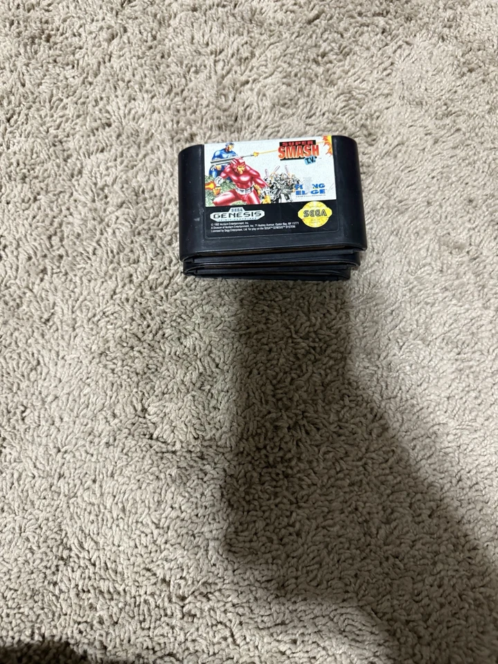 Super Smash T.V. (Sega Genesis, 1992) USA Authentic Tested Cart Only - Image 1 of 1