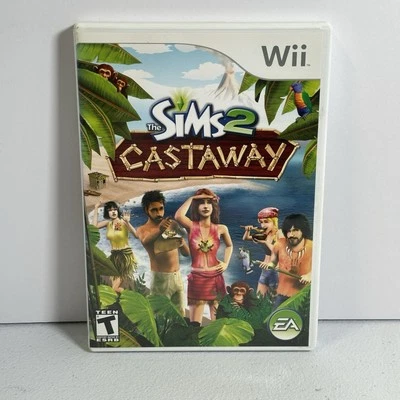The Sims 2: Castaway (Nintendo Wii) Complete w/Manual - Image 1 of 4