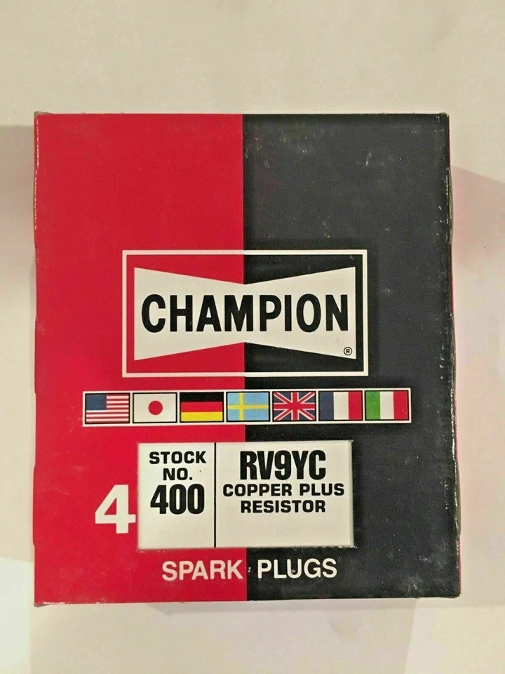 Champion Spark Plug #400 RV94C (Pack of 4 Plugs) Foto 1 de 1