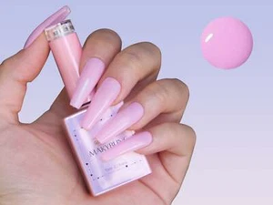 15ml Lavender Blush Gel polish/ Carnation Pink Solid color Nails - Picture 1 of 5