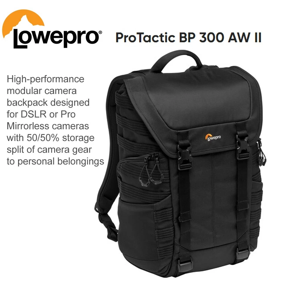 Lowepro ProTactic BP 300 AW II Camera Laptop Backpack Black #LP37265