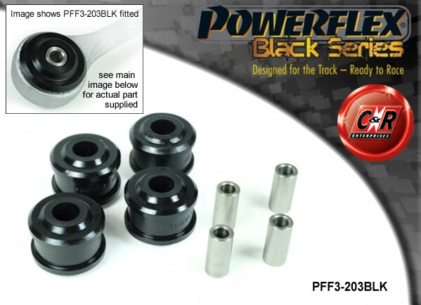Powerflex Negro F.UpArm A Chasis Bushes Para Audi S4 B6 + Est 01-05 PFF3-203BLK - Imagen 1 de 4