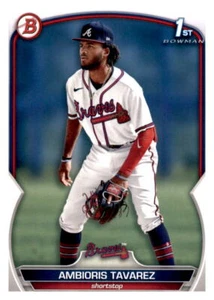 2023 Bowman 1st Ambioris Tavarez Novato Inserto de radiocontrol Set Break Prospect Braves #33 - Imagen 1 de 2
