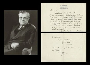 Julian Huxley (1887-1975) - English evolutionary biologist - Signed letter 1959 - Picture 1 of 5