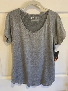 RBX Performance Women’s Activewear Pullover Top T-Shirt Size Medium M Gray NWT - Picture 1 of 8