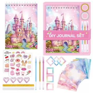 DIY Journal Kit 48PCS Journal Set Scrapbook Diary Journaling Art Craft For Girls - Picture 1 of 45
