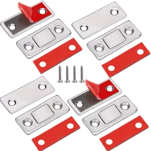 Cabinet Magnetic Catch  4 Pack Ultra Thin Cabinet Door Magnetic Catch for Drawer - Picture 1 of 12