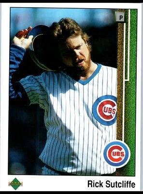 1989 Upper Deck #303 Rick Sutcliffe - Image 1 of 2