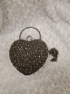 mini leather Black hand clutch - Picture 1 of 6