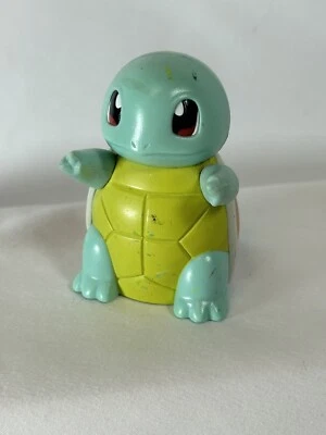 Raro 2000 Squirtle Nintendo Pokemon Innovision Battle Stadium Juguete Figura Raspada Foto 1 de 3