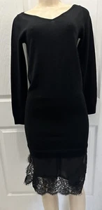 CLUB MONACO TAMILA BLACK COLOR  DRESS SZ S MERINO WOOL NWT $228 - Picture 1 of 15