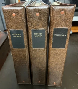 Briefmarkenalbum Tschechoslowakei Kaiserreich, 3 Ordner & 5 Packungen leere Seiten - Bild 1 von 4