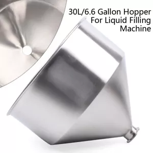 30L Liter Industrial Hopper Funnel for Paste / Liquid Filling Machine Stainless - Picture 1 of 22