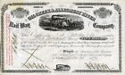 1870 Oil Creek & Allegheny River Rw Stock Certificate