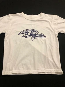 Boys Girls Baltimore Ravens T-Shirt Kids Unisex Handmade NEW Size S (5-6) - Picture 1 of 2