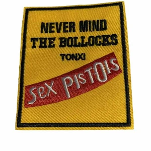 NEVER MIND THE BOLLUCKS PISTOLAS SEXUALES Parche Bordado Hierro + UNA PEGATINA GRATIS - Imagen 1 de 3