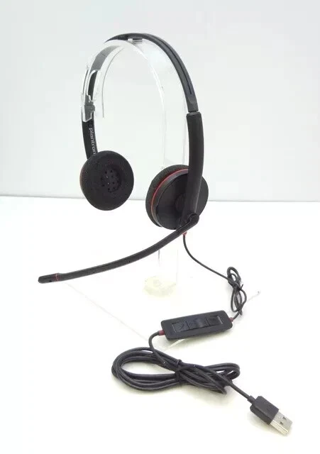 HP POLY / Blackwire C3220 Stereo Microsoft Lync USB-A PC Headset In Schwarz - Bild 1 von 1