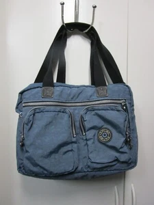 KIPLING TRAGETASCHE Handgepäck Reisetasche Seesack blau Rückenfach für Gepäckgriff - Bild 1 von 9