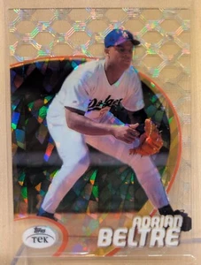 1998 Topps Tek Pattern 50 DIFFRACTOR #49 Adrian Beltre ULTRA RARE PARALLEL - Picture 1 of 2