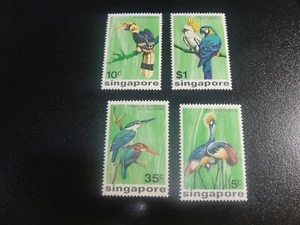 SINGAPORE 1975 Sc#236-39 Birds of Singapore Set MNH XF - Picture 1 of 1