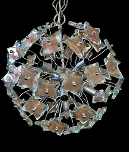 lampadario vintage sputnik Fontana Arte cristallo di murano - Picture 1 of 6
