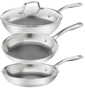 Tefal Eternal Mesh Pfanne Bratpfanne Wokpfanne Induktionsgeeignet Edelstahl - Bild 1 von 44