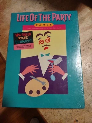 Life of the Party Murder Mystery Game 1987 WHO MATÓ A ROGER ELLINGTON NOS Precintado Foto 1 de 2