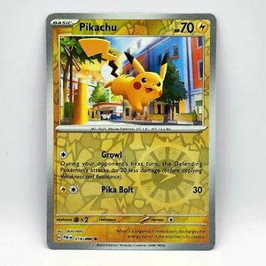 Pikachu Reverse Holo 018/091 Common Paldean Fates Pokémon TCG  - Picture 1 of 2