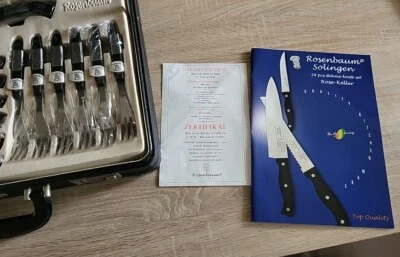 Rosenbaum Solingen Koffer 24 Teile - Bild 1 von 4