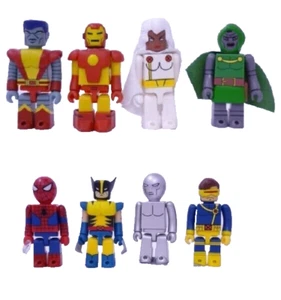 Kubrick Marvel figure Wolverine Doom Spiderman X-Men Apocalypse Surfer Daredevil - Picture 1 of 9