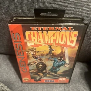 Eternal Champions - SEGA Genesis with Case And Manual CIB TESTED WORKING - Picture 1 of 11