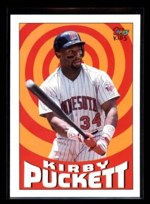 KIRBY PUCKETT 1992 Topps Kids #109 C6 - Image 1 of 2