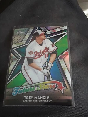 Trey Mancini SP Future Stars 2018 Topps Chrome  Chicago Cubs/Orioles - Image 1 of 2