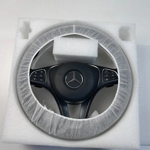 Almohadilla de cambio de cuero para volante Mercedes-Benz Clase C W205 C300 A0004601803 OEM - Imagen 1 de 11