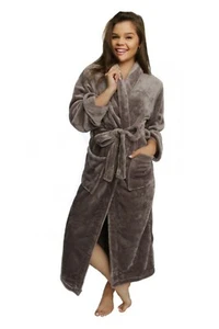 Womens Plush Bathrobe - 8 Colors - Can Customize! - Picture 1 of 19
