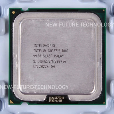 Intel Core 2 Duo E4400 SLA3F SLA5F SLA98 Processor 2 GHz LGA 775 CPU 800MHz - Image 1 of 2