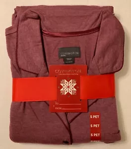 Covington 2 Piece Knit Notch Collar Pajama Set Pjs Petite Small S New FastShip - Picture 1 of 2