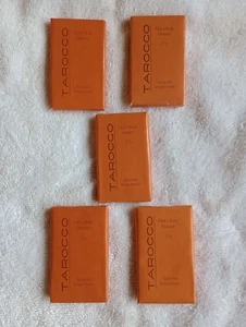 TAROCCO Face & Body Cleanser Soap SICILIAN BLOOD ORANGE 5 Travel Size Bars - Picture 1 of 3