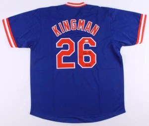Dave Kingman Signed New York Mets Blue Jersey Inscribed "442 HR" (JSA COA) KONG - Picture 1 of 6