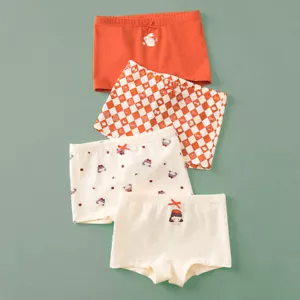 Little Girls' Antibacterial Underwear Princess Baby Cotton Panties Boxer Briefs - Picture 1 of 25