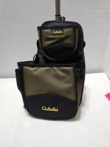 Cabela's Divided Shell Pouch With Belt And Netted Bottom Small & Large Pouch - Picture 1 of 16